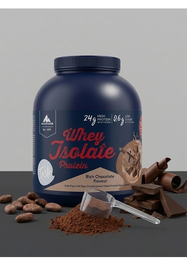 Multipower Whey Isolate Protein 2000 Gr Çikolata Aromalı + Shaker