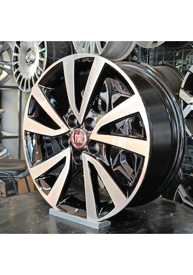 Sıfır Opar 15 inç 5x98 Egea, Doblo, Fiorino Black Diamond Jant Takımı