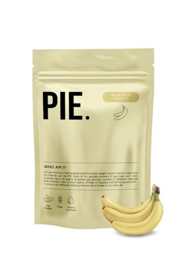 Pıe. Proteinli Öğün Tozu /muz Aromalı /vücut Ağırlığı Kontrolü İçin Diyetin Yerini Alan Gıda /600gram/10 Öğün Muz