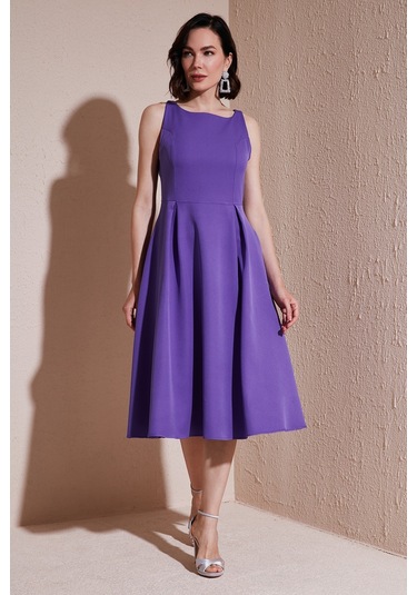 Lela Bayan Elbise 6051963 Eflatun Eflatun