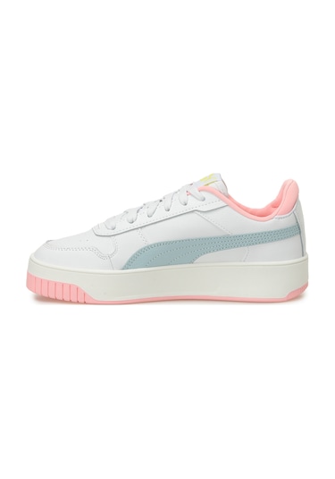 Puma Carina Street Beyaz Kadın Sneaker Beyaz-mavı-pembe Çok Renkli