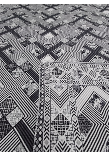 Savan Dokuma Halı Örtüsü 6m² Siyah