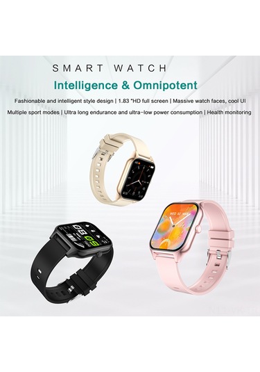 Vkemall 1.83" Ip67 Bluetooth 5.2 Akıllı Saat (İthalatçı Garantili)