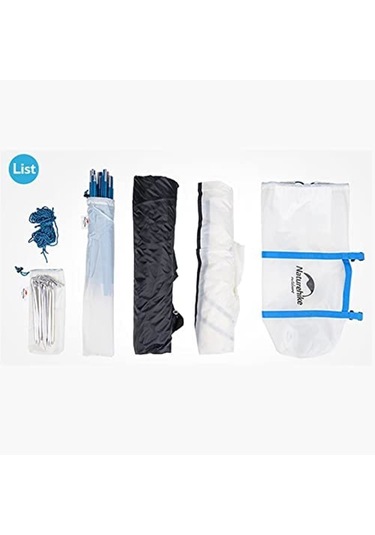 Naturehike P-serisi 3 Kişilik Kamp Çadırı Turuncu Çok Renkli