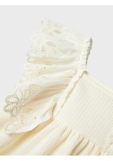 Name It Nmffrıjo Ss Kız Çocuk Elbise 13241101 Ekru