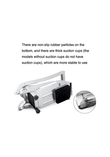 Cbtx Jd-052 Paslanmaz Çelik Patates Kızartması Kesim Çok Fonksiyonlu Ev Manuel Kızartma Emme Plakası Olmadan Kesilir