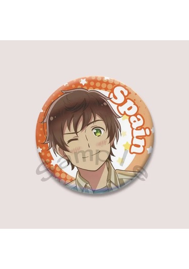 Anime Hetalia Dünya Yıldızı Broş Sırt Çantası Şapka Dekorasyon Karikatür Karakter Emaye 44mm Style 06 44mm Çok Renkli
