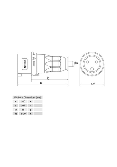 Bemis 3X16 A Cee Norm Fiş Bc1-1403-2011