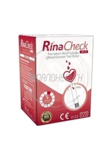 Rina Check Şeker Ölçüm Stribi 50'li