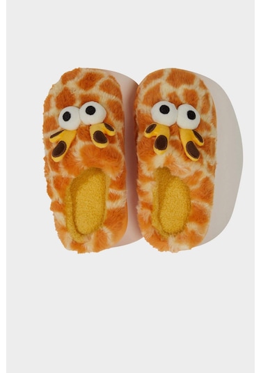 Defacto Kız Çocuk Düz Taban Panduf F1919a825wnbn450 Kahve