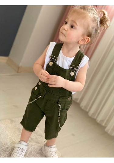 Quzucuk Kids Çocuk Yeşil Solopet Takım Yeşil