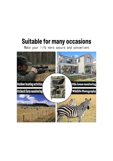 Moveevo Pr100 12mp 1080p Su Spor Kamerası - Ip56 Su Geçirmez, Gece Görüşlü, Hızlı Tetikleme, Av Ve Gözlem İçin Mükemmel Çok Renkli