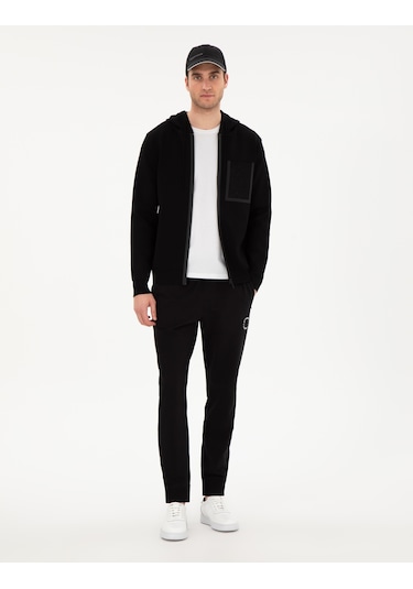 Pierre Cardin Erkek Siyah Hırka Triko 50296463-vr046 Siyah