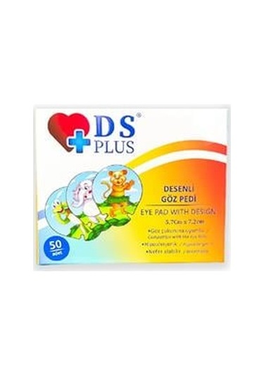 Damla Sağlık Plus Desenli Çocuk Göz Pedi 50'li