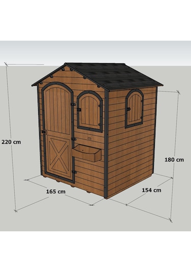 “Mandu” Ahşap Bahçe Deposu (Depolama Evi) Diğer