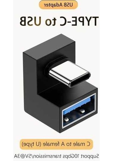 Fastbuy 5a Usb4.0 Otg Adaptör 240w Hızlı Şarj 8k 60hz 90/180 Derece Hızlı Dönüşüm