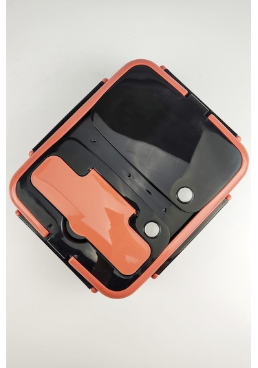 Digithome Bölmeli Çelik Hazneli Yemek Taşıma Ve Saklama Kabı İş Ofis Okul İçin 25 Cm Turuncu - Yk1392 C320.025