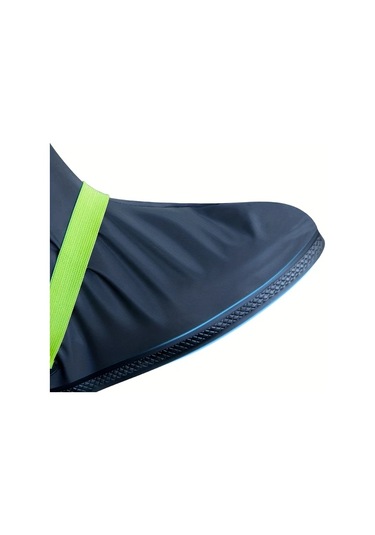 Willowhaven Dayanıklı Kalın Yüksek Topuklu Siyah Su Geçirmez Kar Geçirmez Outdoor Bisiklet Koruyucu Ayakkabı Kılıfı Altın