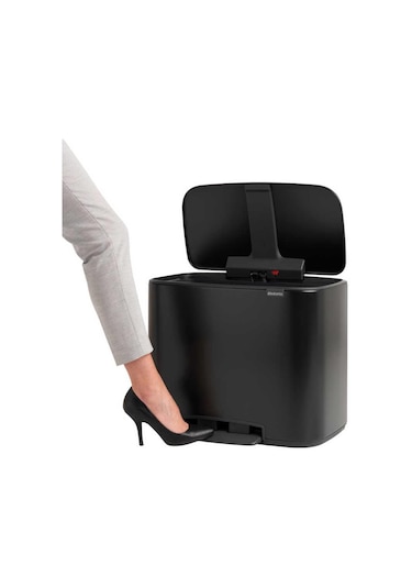 Brabantia Çöp Kutusu 36 Lt Pedallı Bo Mat Siyah 121463 Siyah