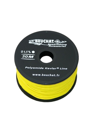 Beuchat Zıpkın Makara İpi Naylon Kevlar 50m. 1.5mm Sarı