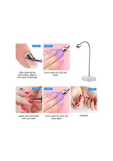 Reedark "taşınabilir Uv Led Tırnak Kurutma Lambası - Hızlı Kuruma Ve Şarjlı"