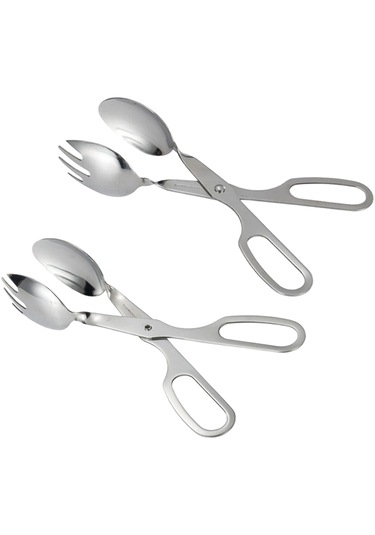 Homyl Mutfak Paslanmaz Çelik Pişirme Tong Kelepçe Gıda S Gümüş GÜmüş