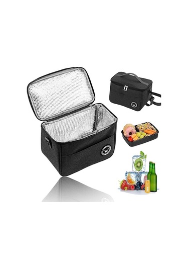 6 L Soğutucu Çanta, Yalıtımlı Öğle Yemeği Çantası, Su Geçirmez, Dayanıklı Ve Taşınabilir Tote Çanta İş, Okul, Plaj, Piknik İçin Uygundur Çok Renkli