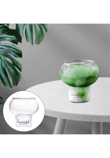 Homyl Şeffaf Kokteyl Cam Kahve Çay Bira Suyu Yoğurt Süt 300ml Temizlemek