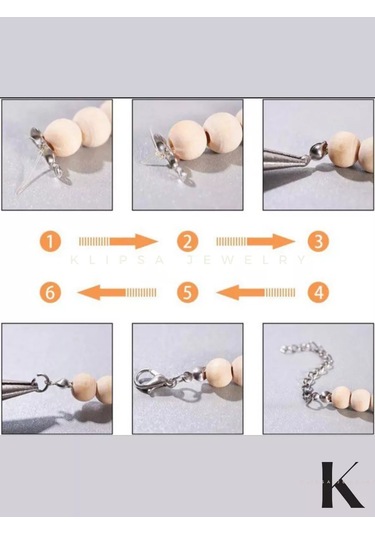 Klipsa Jewelry Büyülü Aksesuarlar İçin Klutlar, Takı Kablosu İçin Uçlar 176170490