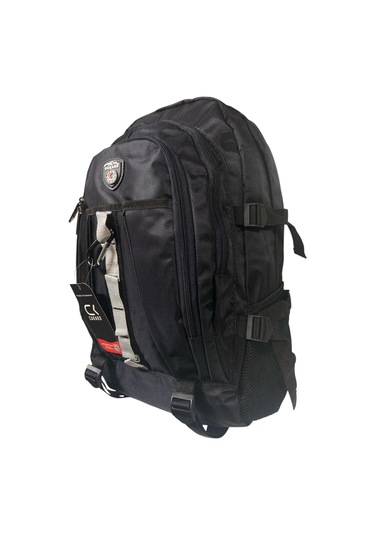 Su Geçirmez Ortopedik Çok Bölmeli Laptop Gezi Seyahat Kamp Dağcı Sırt Çantası Büyük 35cmx55cm Siyah