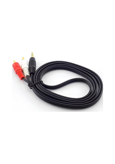 Speeduf 1.5 Metre Stereo Lale Kablo Ses Sistemi Kablosu Aux Rca