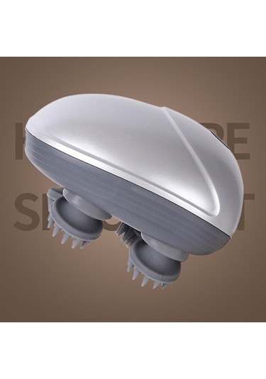 Ikkb Yeni Kafa Elektrikli Silikon Kafa Derisi Masajı Gri