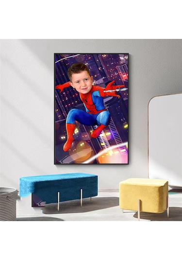 Kişiye Özel Örümcek Adam Duvar Posteri Mm3121