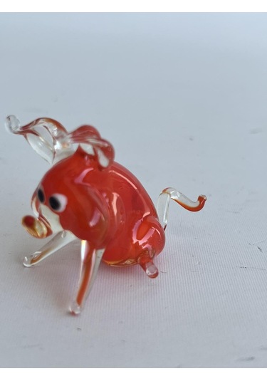 El Yapımı Murano Cam Domuz Biblo A73-02