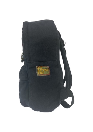 Kaliteli Salaş Küçük Boy Siyah Vintage Disayn Günlük Sırt Gezi Çantası 25x30cm Siyah Kaliteli Salaş Küçük Boy Siyah Vintage Disayn Günlük Sırt Gezi Çantası 25x30cm Siyah