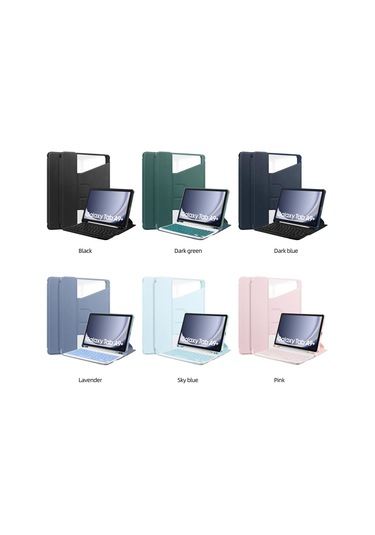 Geeksen "Samsung Uyumlu Tab S9 Fe İçin 360 Dönebilen Bluetooth Klavye Kılıfı - Şık Ve Korumalı" Optik