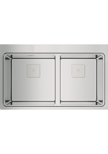 Teka Zenit Rs15 2B 86 Auto Iki Hazneli Ankastre Paslanmaz Çelik Eviye - 115030015