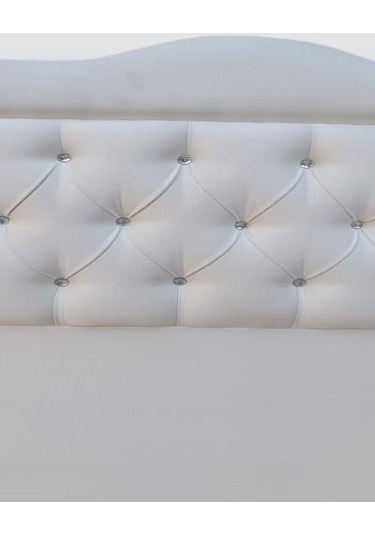 Bengi Ticaret Dk El Yapımı Tay Tüyü Kumaş Tek Kişilik Başlık Beyaz 90