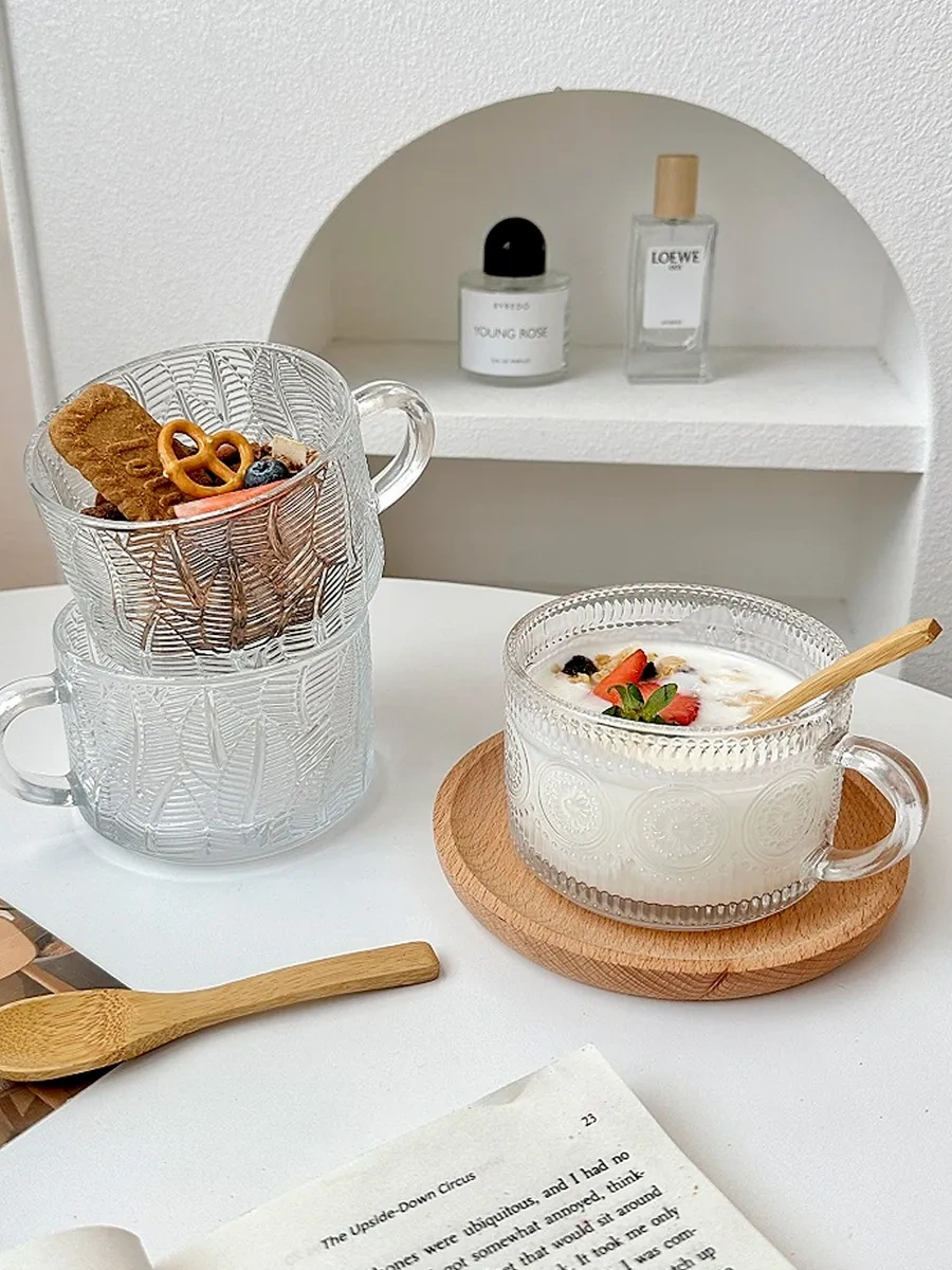 Conflate 2 Adet Bardaklı Cam Bardak Seti, 400 Ml Çay Ve Kahve İçin. 296039584 Beyaz