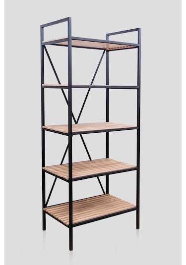 Mutfak Rafı Malzeme Dolabı Çok Amaçlı 5 Raflı Mikrodalga Dolabı