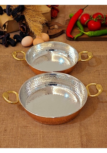 Modabakır Bakır Tava 18-20 Cm Bakır