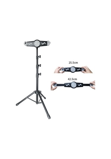 Ebitda Canlı Yayın Video Çekimi İçin 311v23 Geri Çekilebilir Ayarlanabilir Metal Tablet Tripod Standı