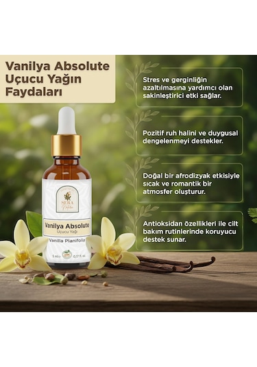 Vanilya Absolute Uçucu Yağı 5 Ml %100 Saf