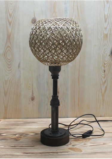 Otantik Çarşı Endüstriyel Su Borusu Abajur K04 Diğer