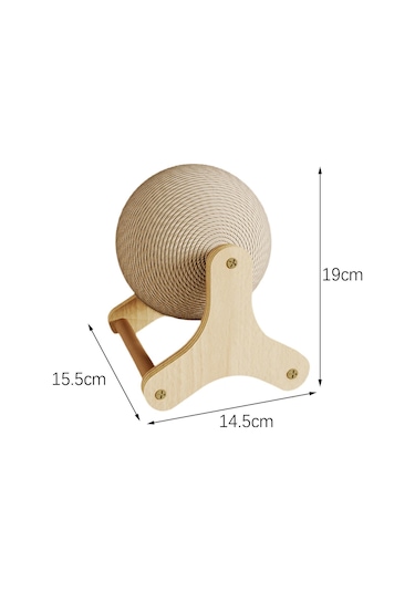 Suntek Tavşan Tırmalama Oyuncak Sisal Topu Bunnies S