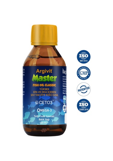 Argivit Master Fish Oil Epa Ve Dha Içeren Balık Yağı 150ml