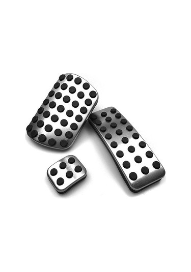 Besthome1 Mercedes Otomatik Vites Pedal Seti: Metal Gövde, Gaz Fren Dinlenme Bölgesi, Lastik Üstü Üçlü Pedal Takımı