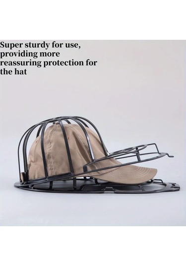 Dashanshop Beyaz Geniş Kenarlı Şapka Yıkama Ve Saklama Askısı Yıkama Koruyucu Hediye Beyaz