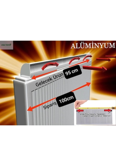 Isıtaç Petek Üstü Alüminyum Isı Yönlendirici