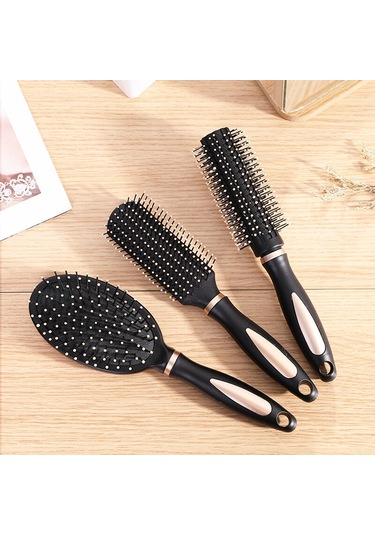 Beautybıgbang Anti-statik Kıvırcık Saç Tarak Ev Erkekler Ve Kadınlar Kuaförlük Tarak Masaj Tarak Kaburga Tarak Sevimli İç Toka Şekli Rulo Tarak